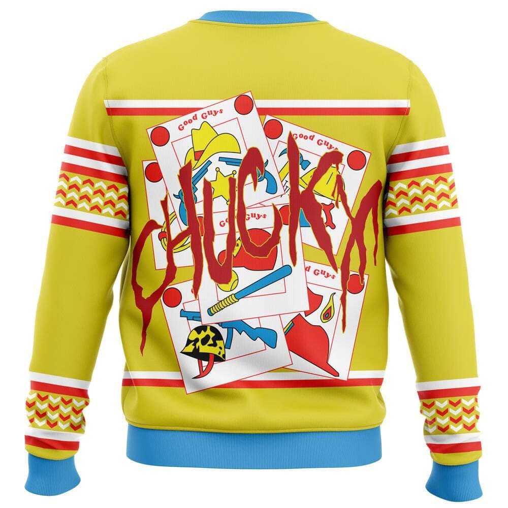 Alternative view of Charles Lee Ray Dead By Daylight Ugly Christmas Sweater