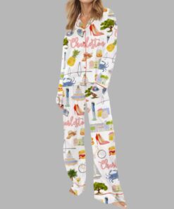 Alternative view of Charleston Silky Satin Pajama Set