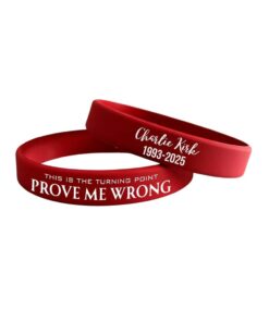 Charlie Kirk This is the Turning Point Prove Me Wrong Wristband