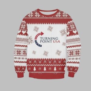 Charlie Kirk Turning Point USA Ugly Sweater - Grishko.com