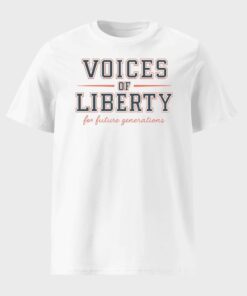 Charlie Kirk Voice Of Liberty For Future Generations Shirt