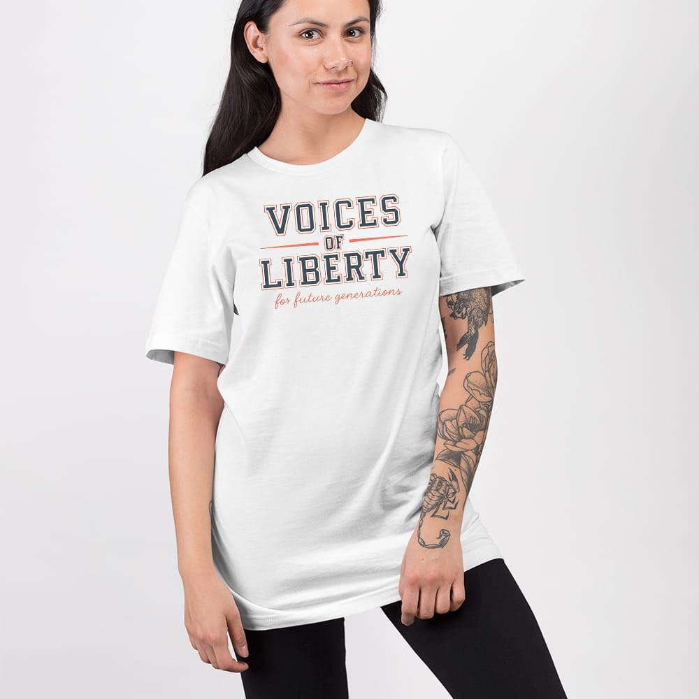 Charlie Kirk Voice Of Liberty For Future Generations Shirt - Image 3