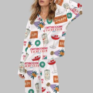 Chattahoochee Yacht Club Silky Satin Pajama Set
