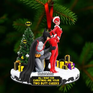 Cheeky Masked Couple Ornament - Personalized Gifts For Couple 04ohlu150925