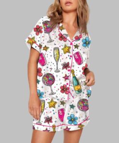 Alternative view of Cheers To The New Year Champagne Pajama Set