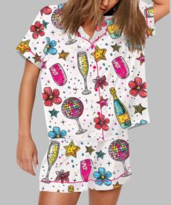 Cheers To The New Year Champagne Pajama Set