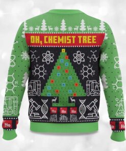 Alternative view of Chemist Tree Science Ugly Christmas Sweater