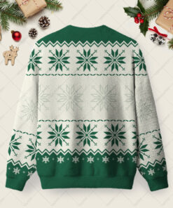 Alternative view of Chemistry Be Like Ugly Christmas Fuzzy Fleece Sweatshirt