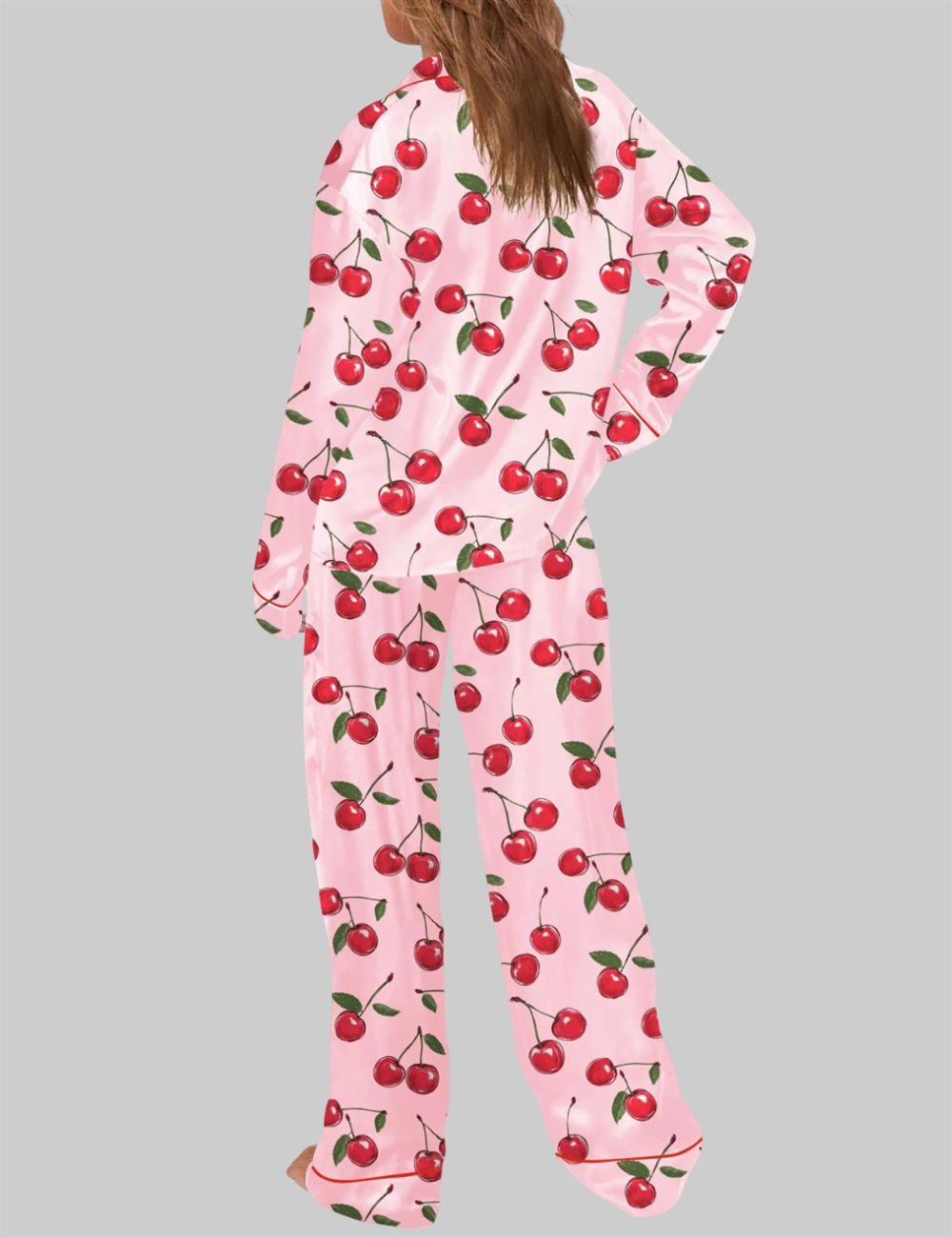 Alternative view of Cherries Pajama Set For Women