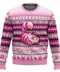 Cheshire Cat Alice in Wonderland Ugly Christmas Sweater