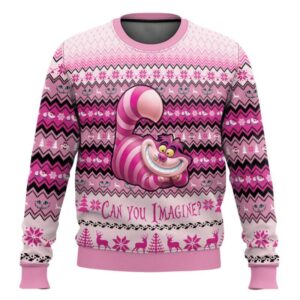 Cheshire Cat Alice in Wonderland Ugly Christmas Sweater