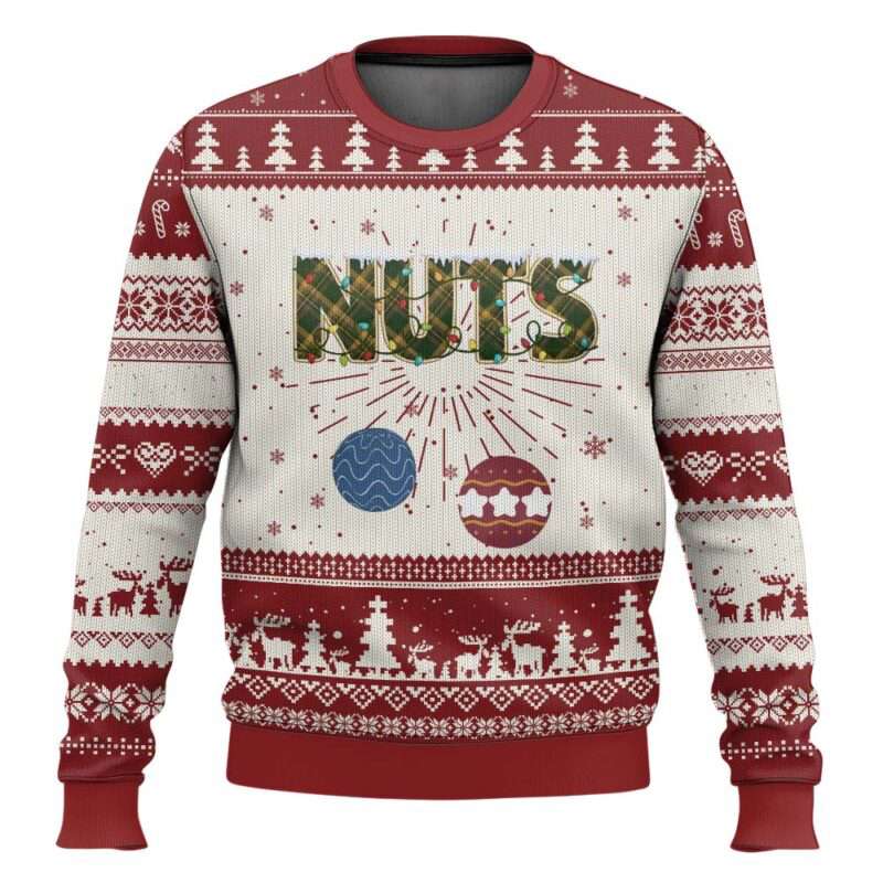 Chestnuts Xmas Matching Family Funny Nuts Ugly Christmas Sweater
