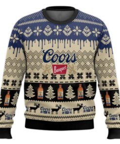 Chevron Pattern Coors Banquet Christmas Ugly Sweater