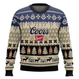 Chevron Pattern Coors Banquet Christmas Ugly Sweater