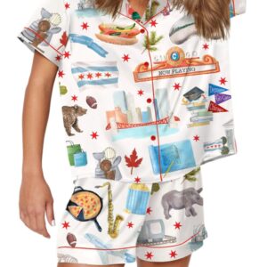 Alternative view of Chicago City Pajama Set For Women