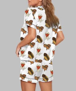 Alternative view of Chicago Dog Hot Dog Art Print Pajama Set