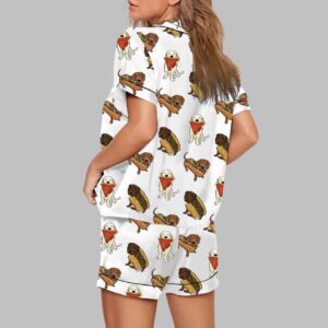 Alternative view of Chicago Dog Hot Dog Art Print Pajama Set