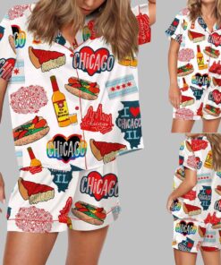 Alternative view of Chicago Satin Pajama Set