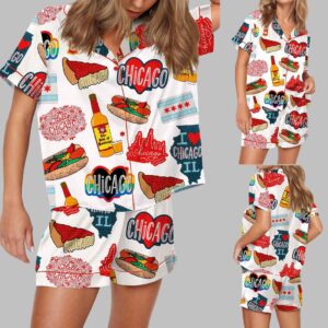 Alternative view of Chicago Satin Pajama Set