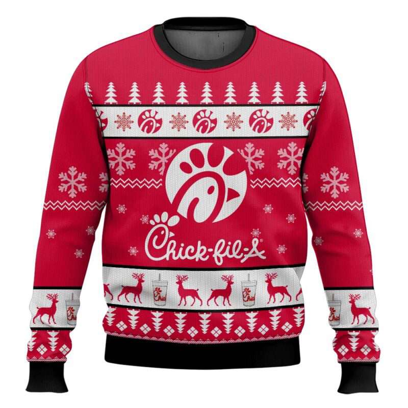 Chick Fil A Christmas Ugly Sweater