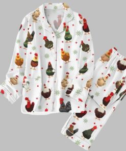 Chicken Christmas Pajama Set
