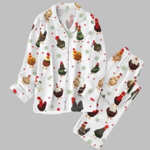 Chicken Christmas Pajama Set