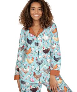 Chicken Classic Pajama Set Flora & Fowl