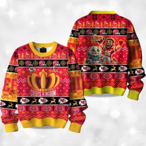 Alternative view of Chiefs Kingdom Bowl Champions Ugly Sweater