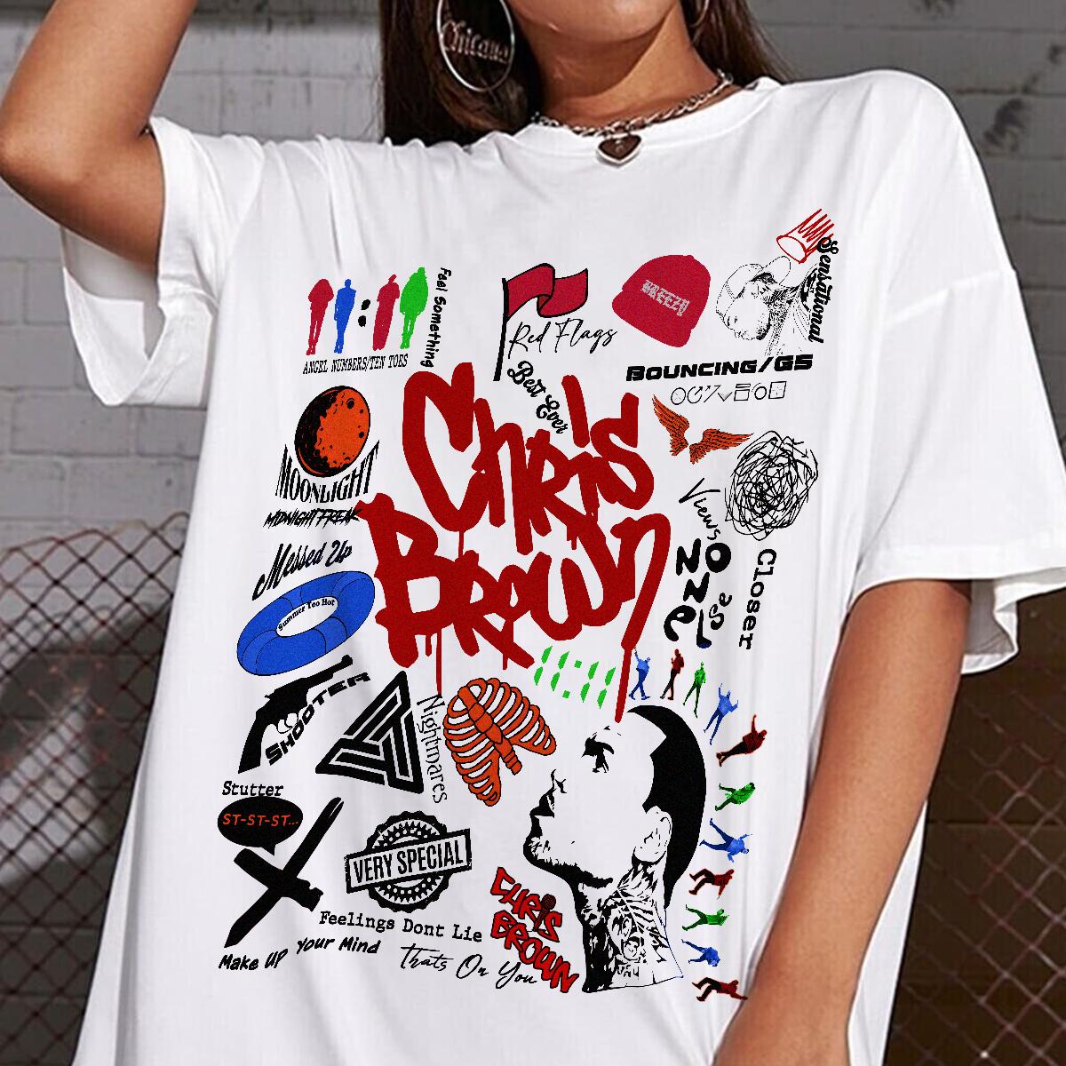 Chris Brown Graphic Shirt, Chris Brown Tour Sweatshirt Hoodie