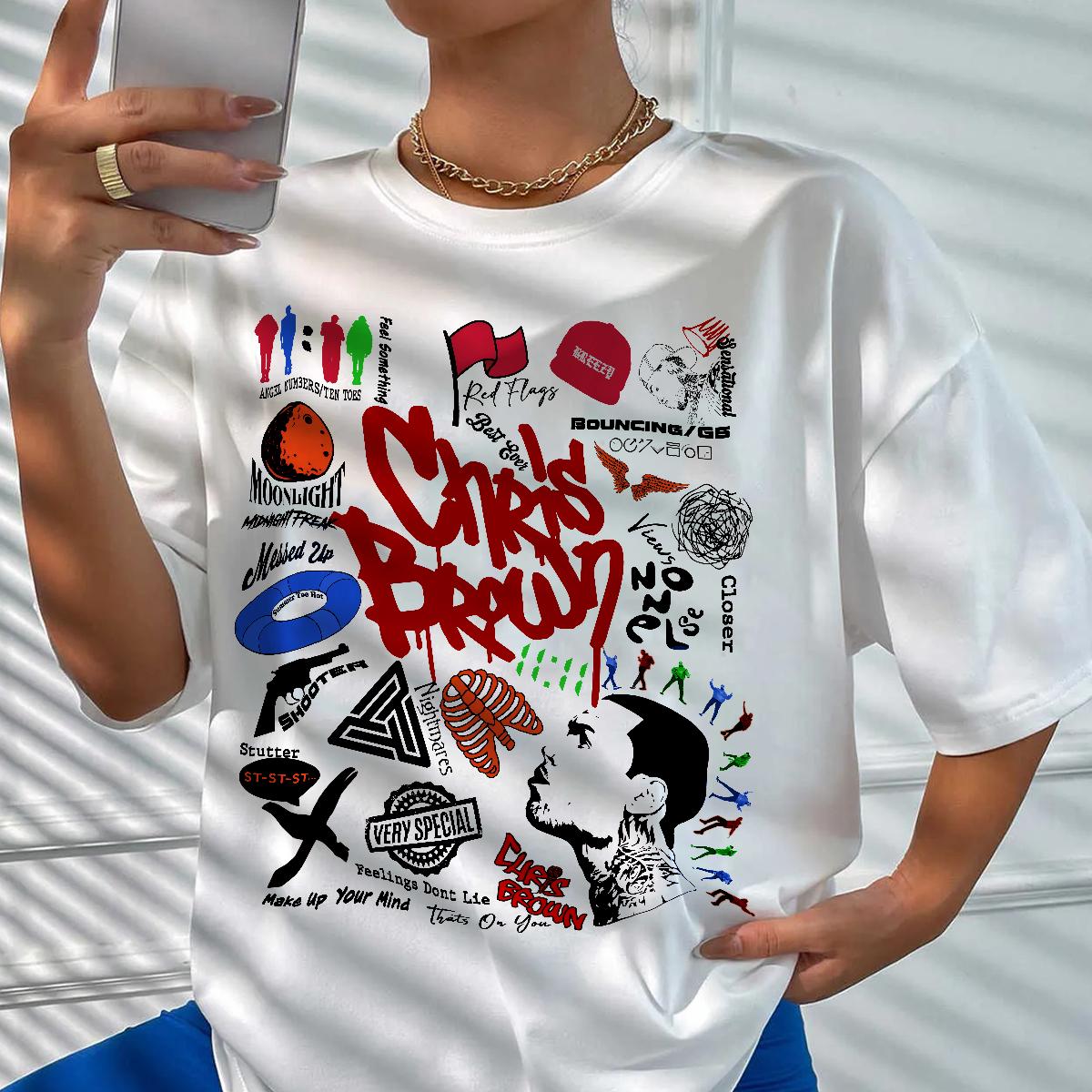 Chris Brown Graphic Shirt, Chris Brown Tour Sweatshirt Hoodie - Image 3