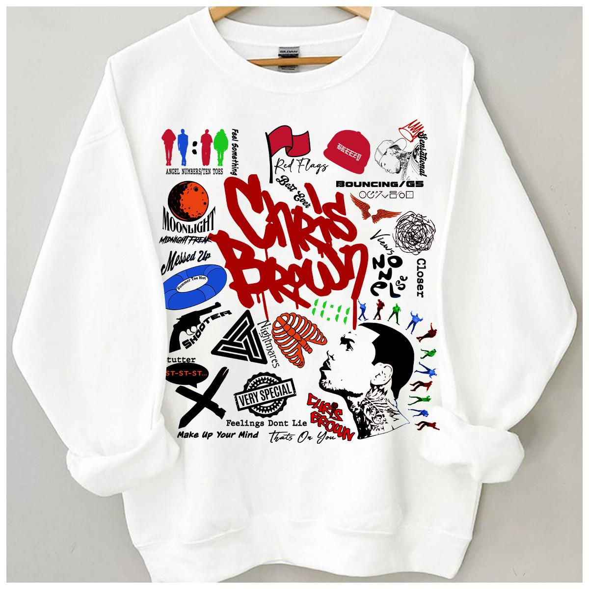 Chris Brown Graphic Shirt, Chris Brown Tour Sweatshirt Hoodie - Image 4