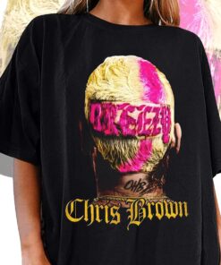 Alternative view of Chris Brown Graphic Shirt, Chris Brown Tour Sweatshirt Hoodie