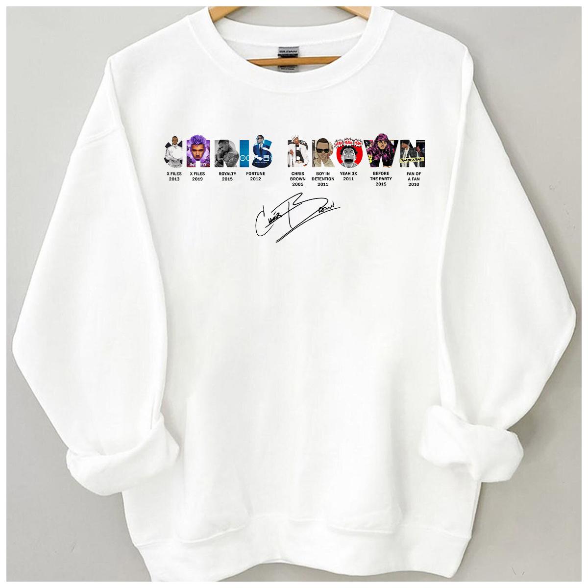 Chris Brown Graphic Shirt, Chris Brown Tour Sweatshirt Hoodie - Image 4