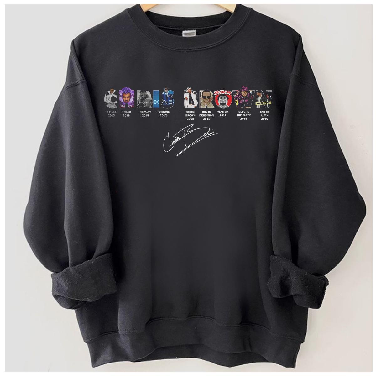 Chris Brown Graphic Shirt, Chris Brown Tour Sweatshirt Hoodie - Image 5