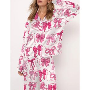 Alternative view of Christian Coquette Bows Pajama Set For Women