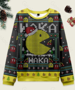 Christmas Arcade Black Ugly Christmas Fuzzy Fleece Sweatshirt