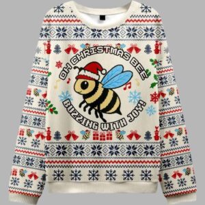 Christmas Bee Christmas Ugly Sweater - gullprint.com