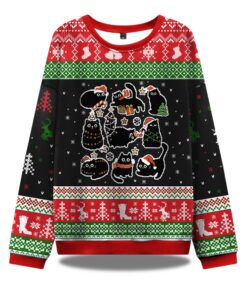 Christmas Black Cat Ugly Christmas Sweater