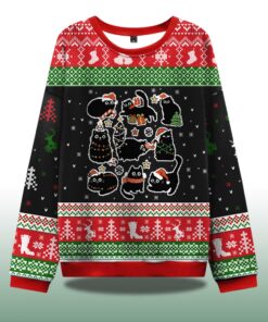Alternative view of Christmas Black Cat Ugly Christmas Sweater