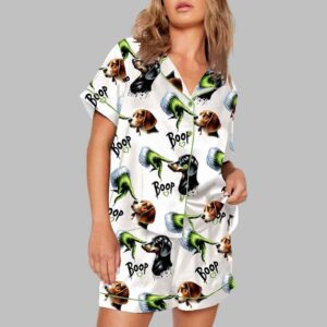 Alternative view of Christmas Boop Dog Pajama Set