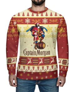 Alternative view of Christmas Captain Morgan Ugly Sweater