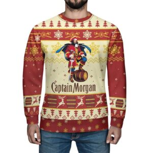 Alternative view of Christmas Captain Morgan Ugly Sweater