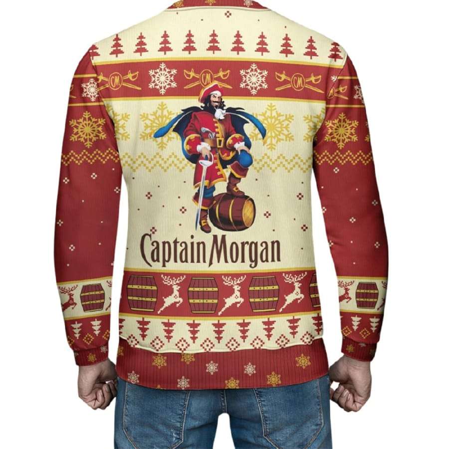 Christmas Captain Morgan Ugly Sweater - Image 3