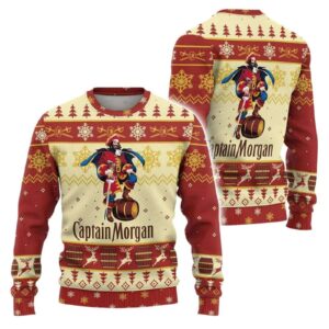 Christmas Captain Morgan Ugly Sweater