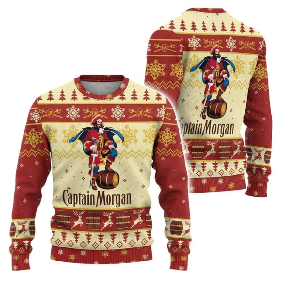 Christmas Captain Morgan Ugly Sweater