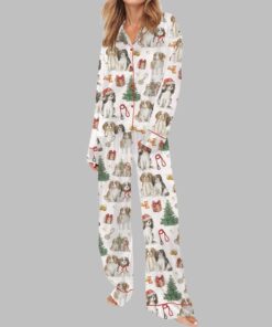 Alternative view of Christmas Cavalier King Charles Spaniel Pajama Set