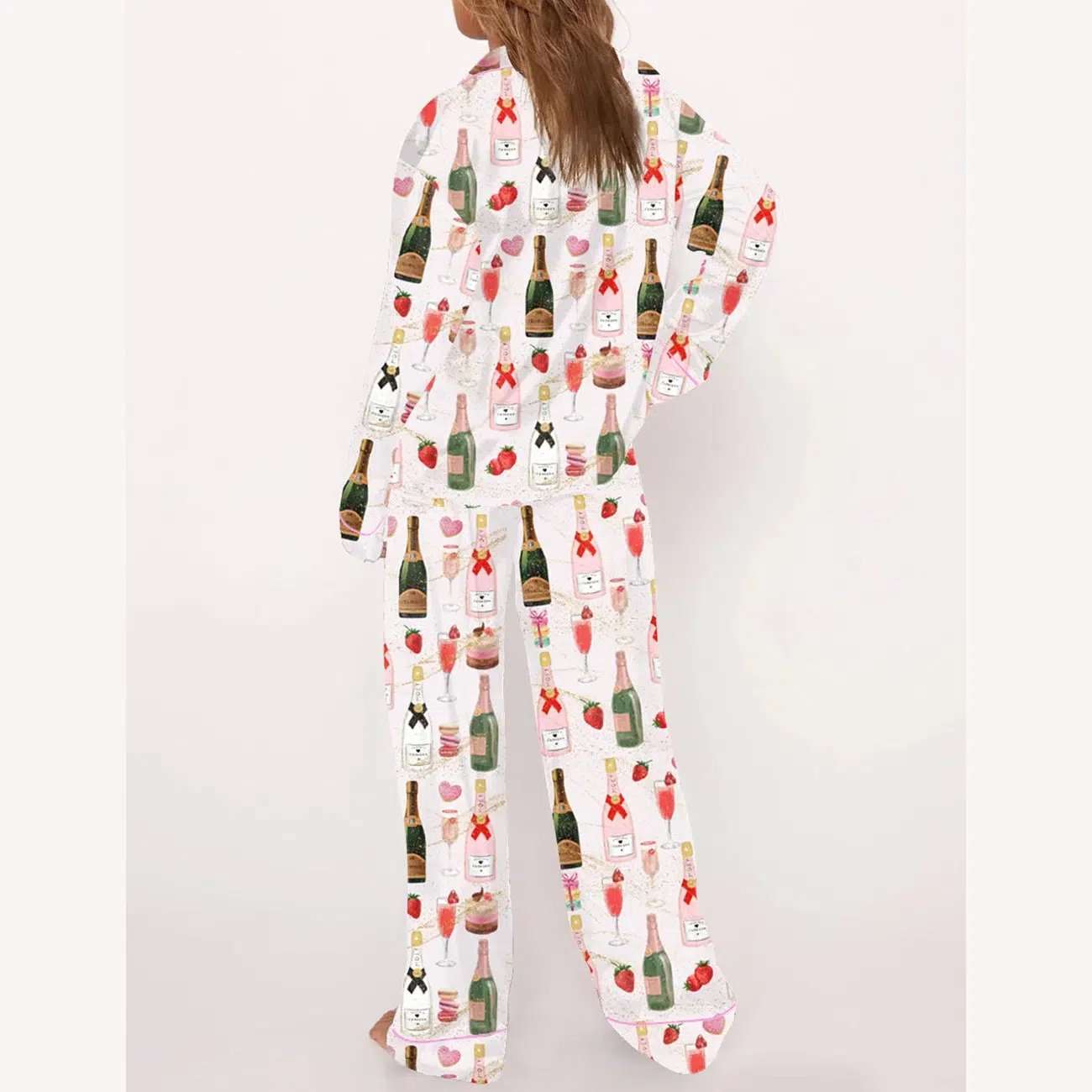 Christmas Champagne Pajama Set - Image 3