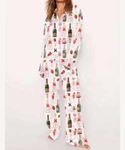 Alternative view of Christmas Champagne Pajama Set