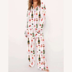 Alternative view of Christmas Champagne Pajama Set