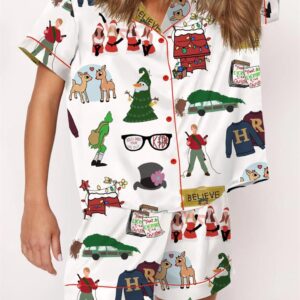 Christmas Classics Satin Pajama Set